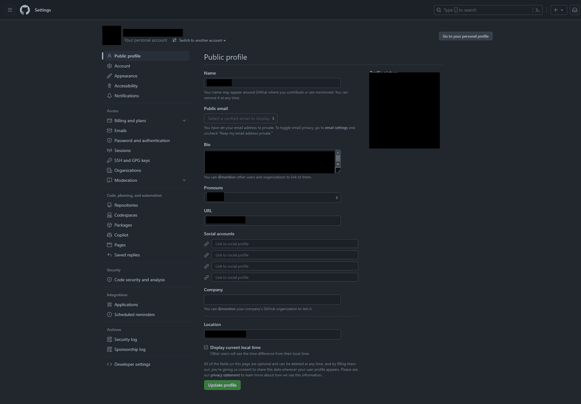 Creating a fine-grained GitHub access token that has permission only over a specific single repository